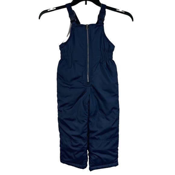 Carters Youth Unisex Small (4) Ski Pants Snow Bibs Snowboard Insulated Navy Blue - Picture 1 of 9